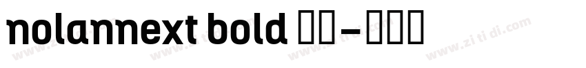 nolannext bold 粗体字体转换